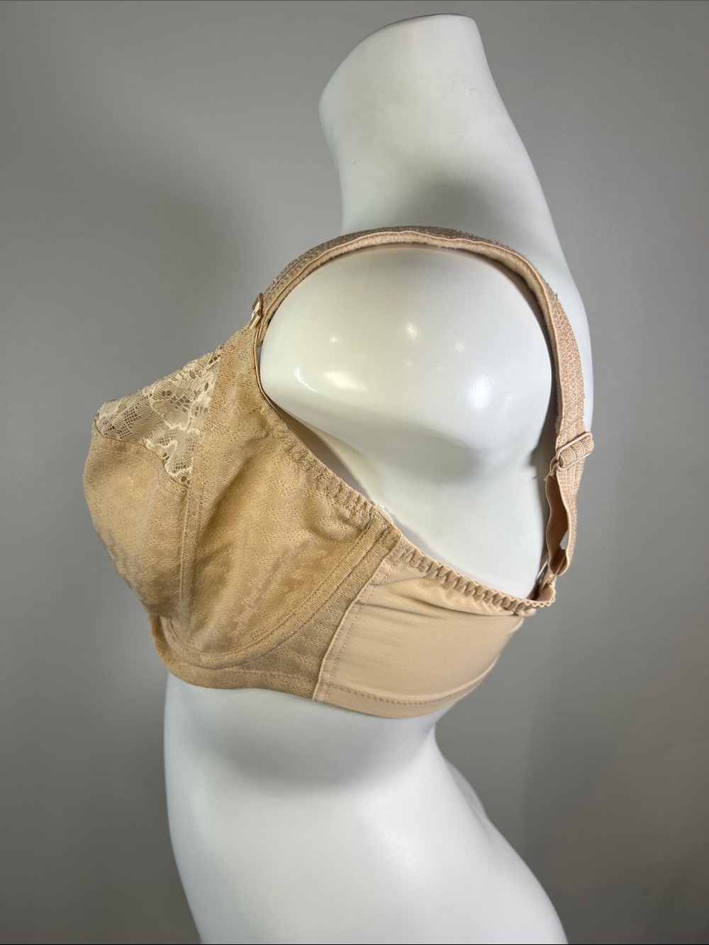 Panache Beige Lace Full-Cup Underwire Envy Bra 36FF - Picture 4 of 10
